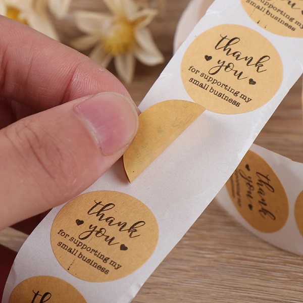 công ty in logo decal giấy karft
