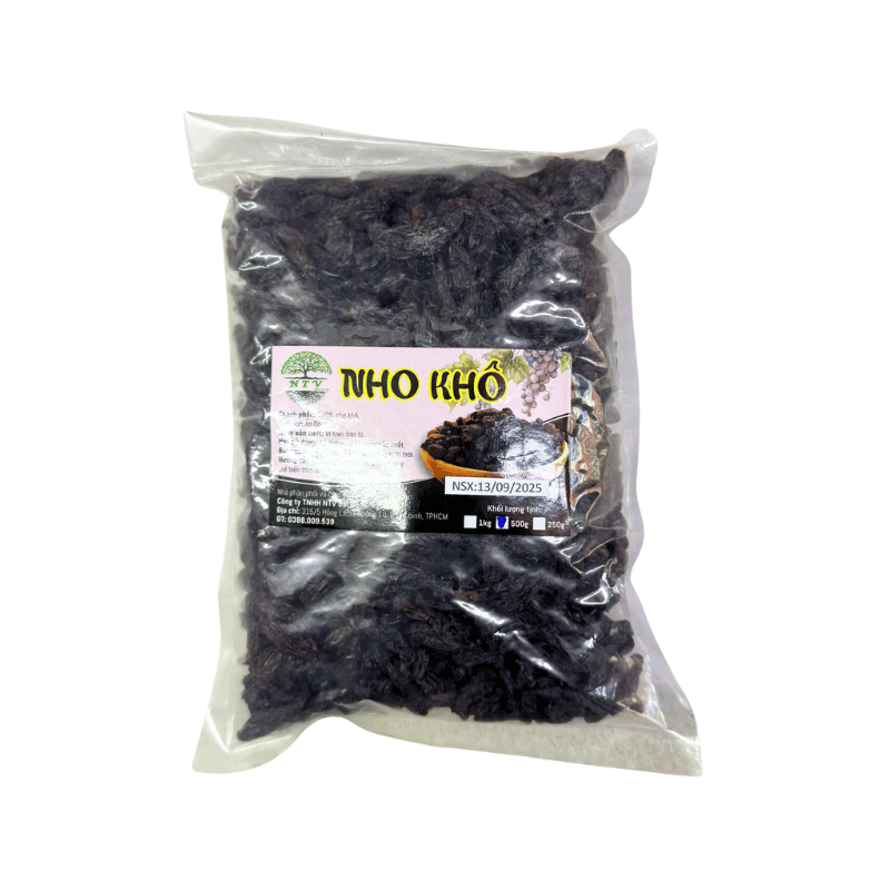 tem nhãn nho khô