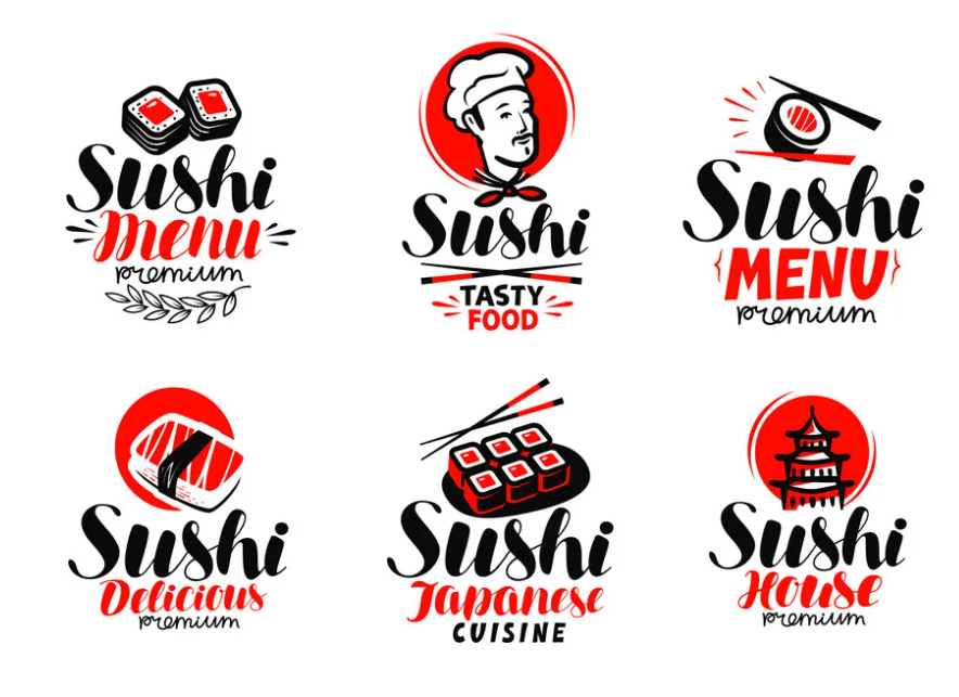 Mẫu logo ăn vặt